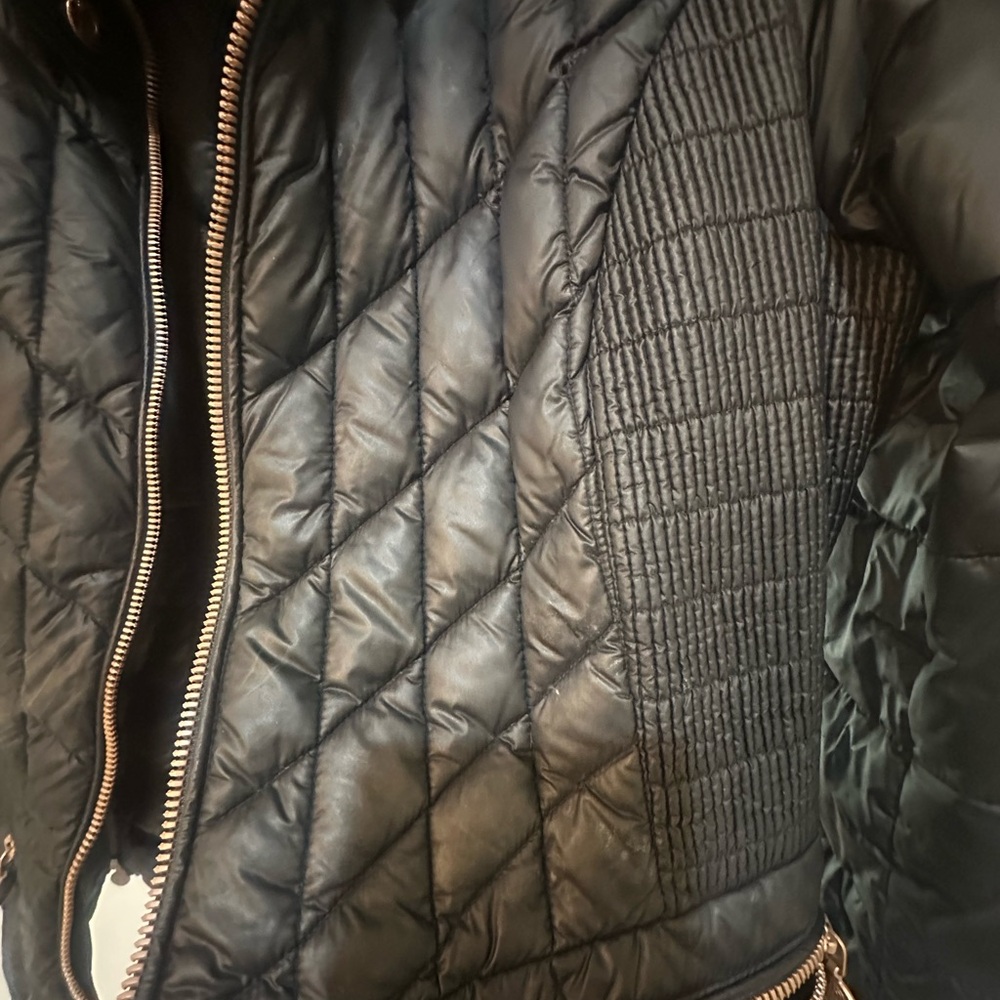 Bernardo Black Quilted Puffer Jacket - Picture 3 of 4